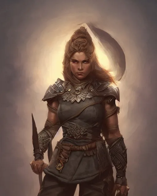 Prompt: the elder scrolls vi, charismatic female nord warrior portrait, illustration, rim light, top light, perfectly shaded, soft painting, art by ross tran, krenz cushart and wenjun lin