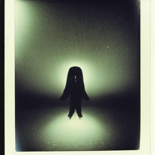 Prompt: polaroid of squid-like ithilid face shot by Tarkovsky