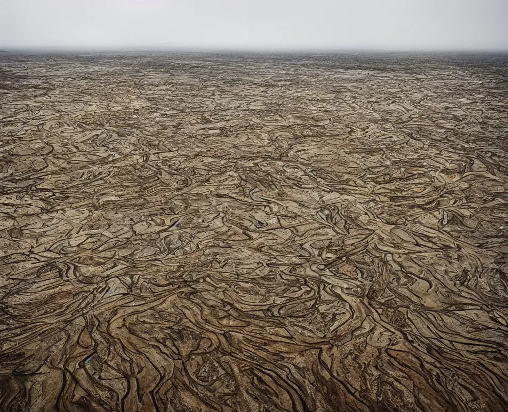 Image similar to a landscape by edward burtynsky