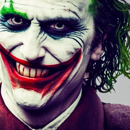 Image similar to The joker in Vikings 4K quality super realistic