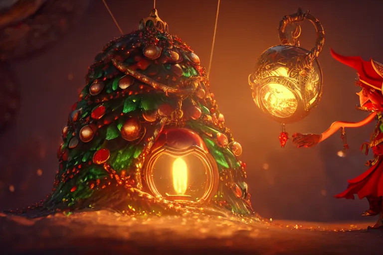 Prompt: a detailed concept art of a fantasy jingle bell infused with magic, trending on artstation, digital art, 4 k, intricate, octane render, sharp focus