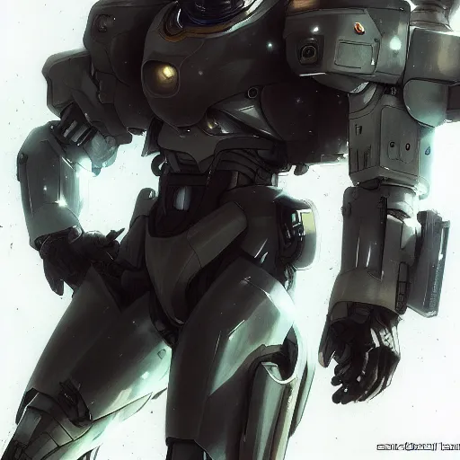 Image similar to manhwa character, armored, beautiful stars, cybernetic, sci-fi space game art, jeon Jungkook holding a gun. alien planet art by Akihito Yoshitomi AND Yoji Shinkawa AND Greg Rutkowski, Mark Arian trending on artstation
