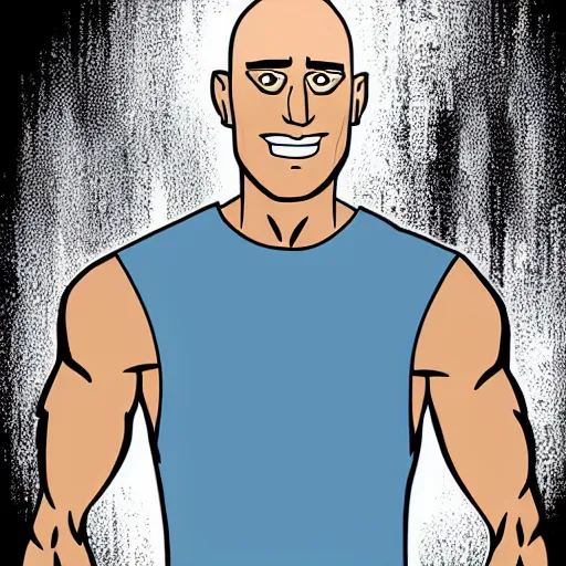 Image similar to johnny sins cartoon