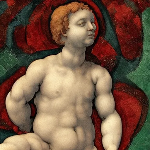 Prompt: a massive toilet, art by michelangelo