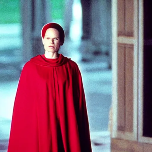 Image similar to Still of Amy Coney Barrett in The Handmaid’s Tale (1990)