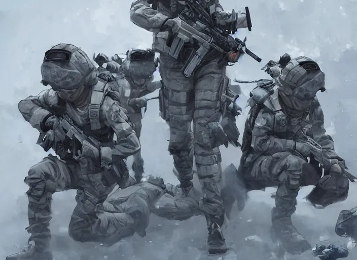 Prompt: female south korean counterterrorist unit 7 0 7 th special mission group, tactical training, by maciej kuciara c 1 0. 0