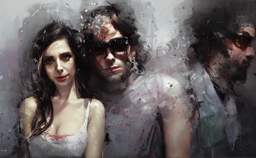 Prompt: alison brie jeremy mann