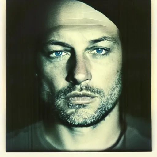 Prompt: Mugshot Portrait of David Gilmour, taken in the 1970s, photo taken on a 1970s polaroid camera, grainy, real life, hyperrealistic, ultra realistic, realistic, highly detailed, epic, HD quality, 8k resolution, body and headshot, film still, front facing, front view, headshot and bodyshot, detailed face, very detailed face