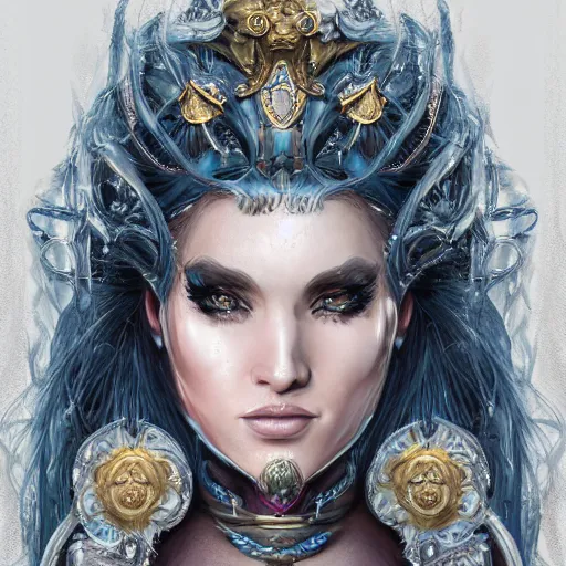 Prompt: a highly detailed headshot portrait of a fantasy woman concept art