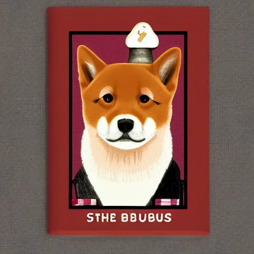 Image similar to shiba inu, from the grand budapest hotel