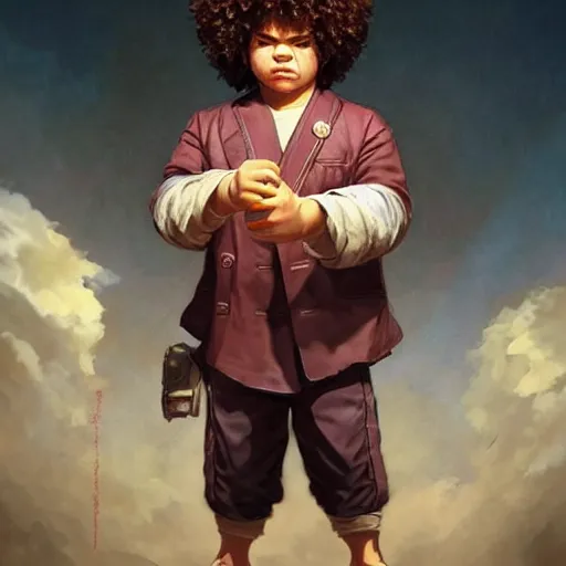 Prompt: gaten matarazzo as e. honda from street fighter, ultra realistic, concept art, intricate details, eerie, highly detailed, photorealistic, octane render, 8 k, unreal engine. art by artgerm and greg rutkowski and magali villeneuve and alphonse mucha