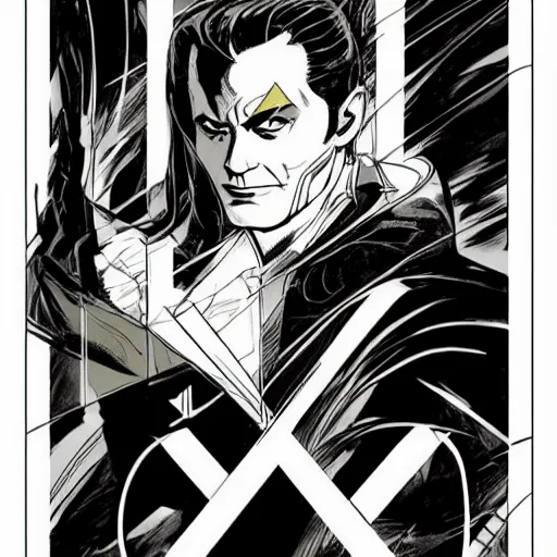 Prompt: @LeeGarbett, Loki: AoA image Bookplate edition loki god of stories lee garbett art commission nycc2019 agent of asgard al ewing