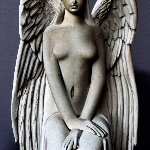 Image similar to angel by H.R Giger