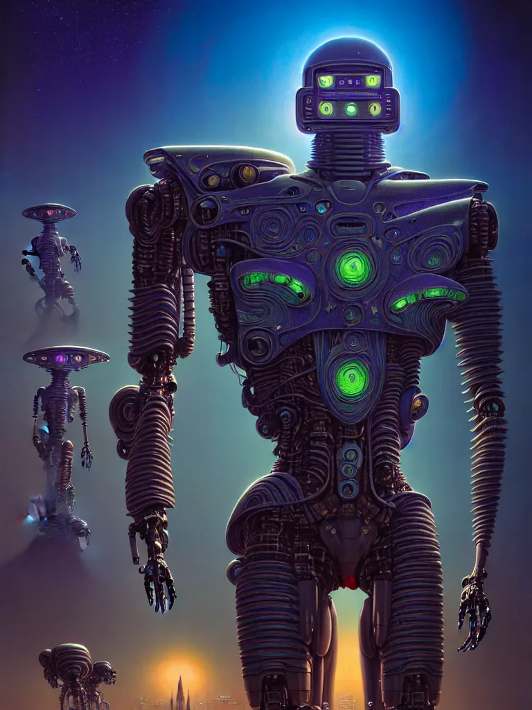 Prompt: robot torso, faded colors, exotic alien features, cyber background, tim hildebrandt, wayne barlowe, bruce pennington, donato giancola, larry elmore, masterpiece, trending on artstation, featured on pixiv, zack snyder, cinematic composition, beautiful lighting, sharp, details, hyper - detailed, hd, hdr, 4 k, 8 k