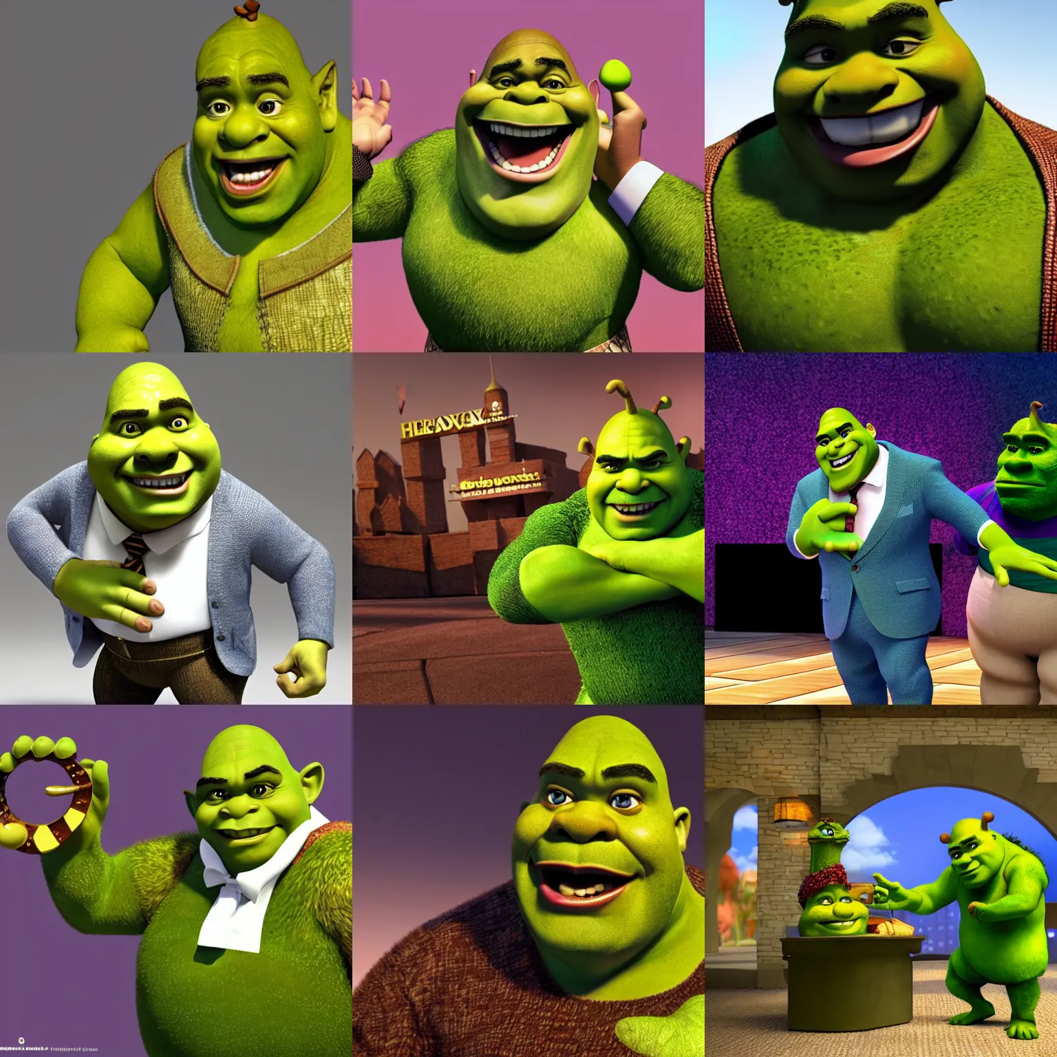 steve harvey!!! as shrek, octane render, ultra Stable Diffusion OpenArt