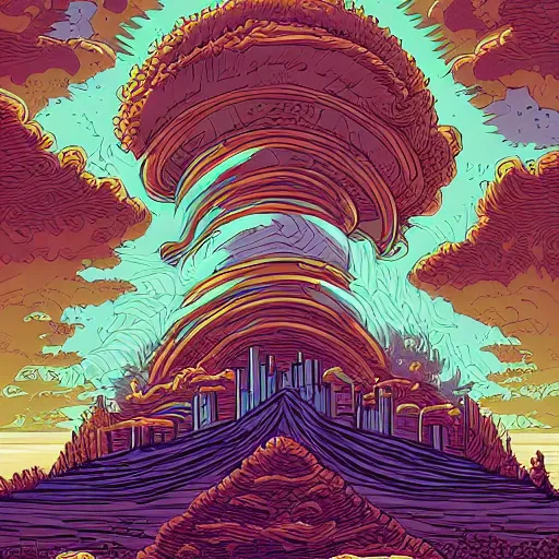 Image similar to Clouds by Dan Mumford