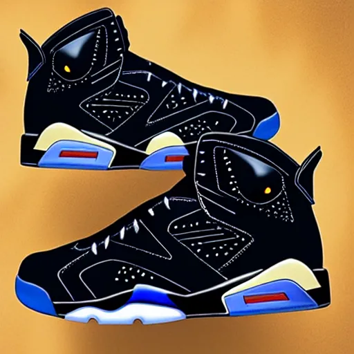 Image similar to spacejam jordan 6 basketball shoes 1990s edition collectors edition