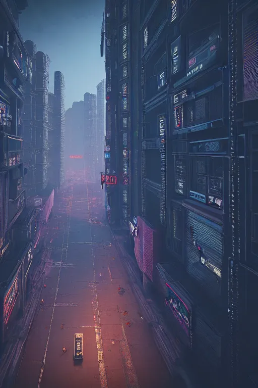 Image similar to high quality 3 d render cyberpunk mumbai, daytime, highly detailed, cinematic smooth unreal engine, lee madgwick & liam wong, dramatic light, long shot, low angle, uhd 8 k, sharp focus