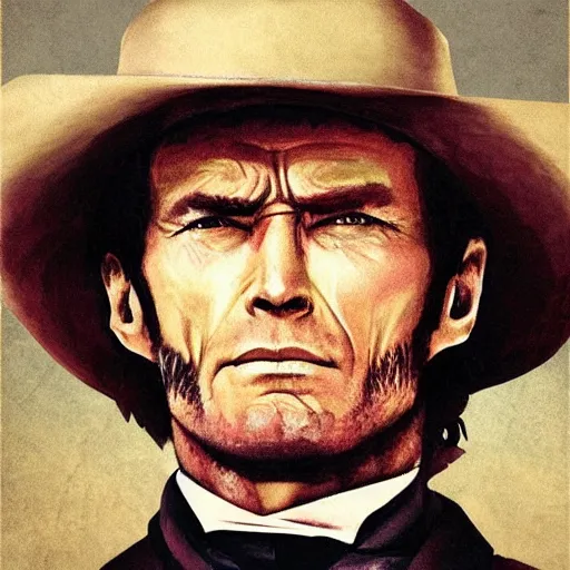 Image similar to an 1 8 0 0 s photo of mateusz morawiecki playing the role of clint eastwood, squinting at high noon, in the style of a clint eastwood movie, the good, the bad and the ugly, vibe, glory days, mount rushmore, justice, american flag, independence, patriotism, black and white, artgerm