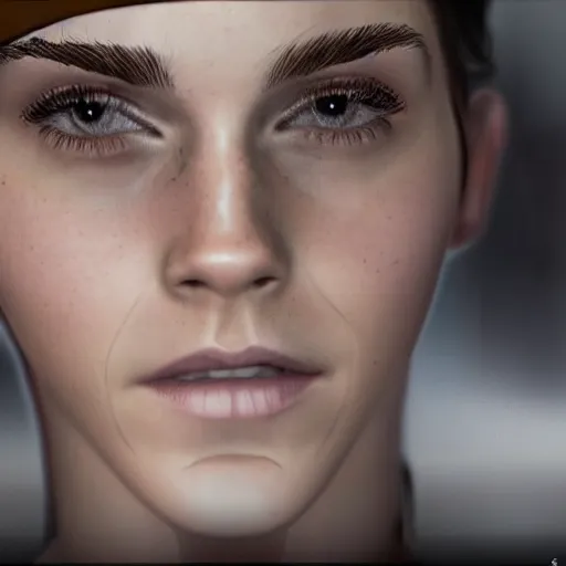 Image similar to Emma Watson a dressed as Terrorist in CSGO ,hyperrealistic, 8k UHD, studio photography, high quality, high detail, stunning lighting