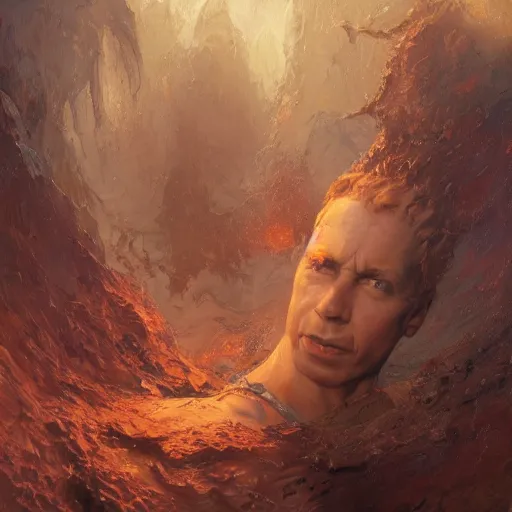 Image similar to mad mage turns himself into a giant slug, close up, painting by gaston bussiere, craig mullins, j. c. leyendecker, 4 k, 8 k, trending on artstation, artstationhd, artstationhq, highest detail