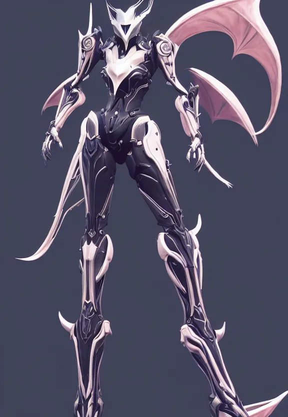 Image similar to exquisite cinematic full body shot of a beautiful saryn warframe, that's a giant beautiful stunning anthropomorphic robot female dragon with metal cat ears, posing elegantly, robot paws for feet, sharp claws, streamlined white armor, long elegant tail, two arms, two legs, long tail, detailed warframe fanart, destiny fanart, high quality digital art, macro art, dragon art, furry art, realistic digital art, warframe art, Destiny art, furaffinity, DeviantArt, artstation, 8k HD, octane render