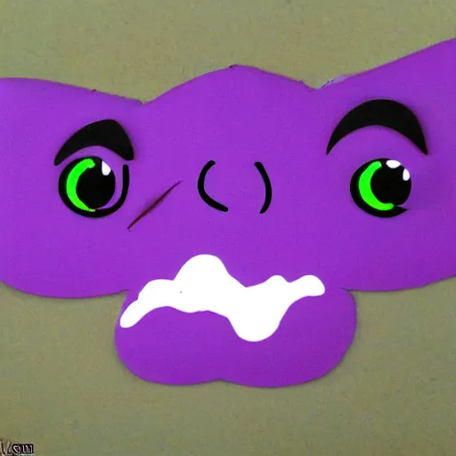 Image similar to one eyed one horn flying purple people eater