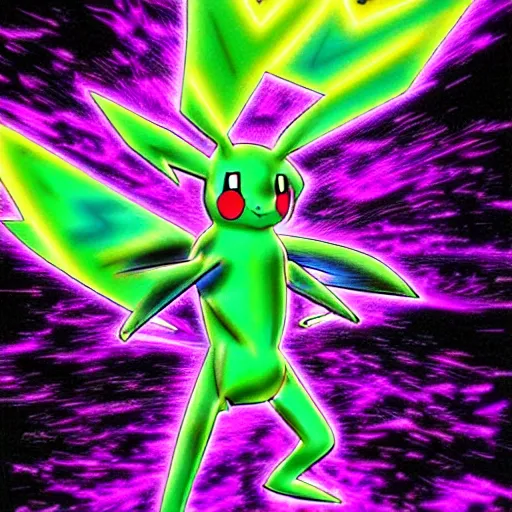 Image similar to databending style pokemon portrait airbrushed in style of 1 9 8 0 sci - fi, hip hop album cover art, conceptual mystery pokemon, intricate detailed painting, illustration sharp detail, manga 1 9 9 0