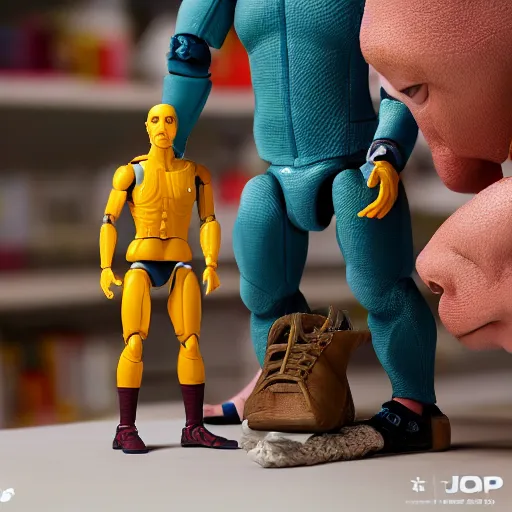 Image similar to product photography of a action figure marc zuckerberg, depth of field, zeiss lens, detailed, centered, by erwin olaf, joop geesink, wes anderson, breathtaking, 8 k resolution, extremely detailed, beautiful, establishing shot, realistic materials, hyperrealistic