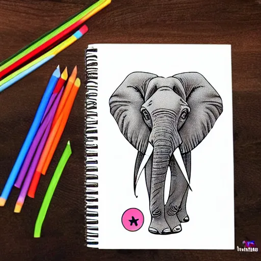 Image similar to elephant Coloring Books For Kids Cool