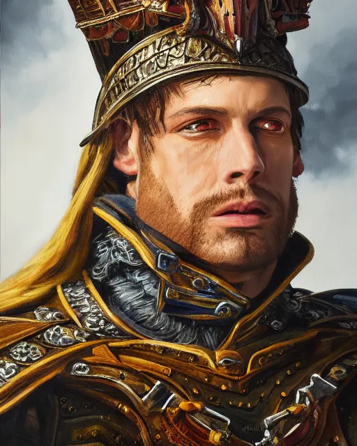 Image similar to acrylic painting portrait of balthasar gelt from warhammer, high production value, intricate details, high resolution, hdr, high definition, masterpiece, realistic, ultrarealistic, highly detailed, hd, sharp focus, non blurry, sharp, smooth