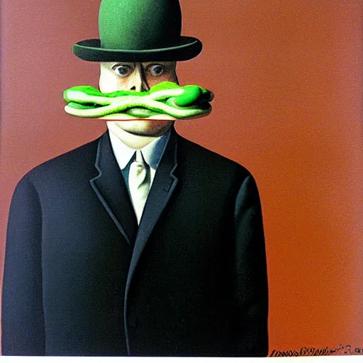 Prompt: magritte gastroschisis