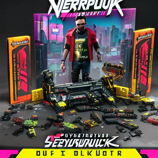 Image similar to Cyberpunk 2077 playset