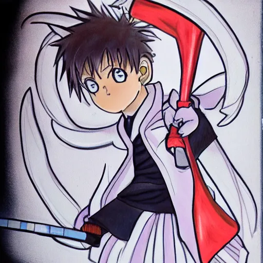 Prompt: a realistic drawing of card captor sakura as a jujutsu kaisen character