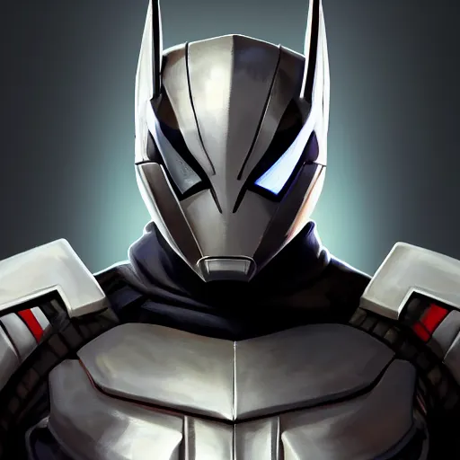 Image similar to greg manchess portrait painting of armored spiderman ultraman grey fox from metal gear cyborg gay japanese - american hybrid as overwatch character, medium shot, asymmetrical, profile picture, organic painting, sunny day, matte painting, bold shapes, hard edges, street art, trending on artstation, by huang guangjian and ail elvgren and sachin teng