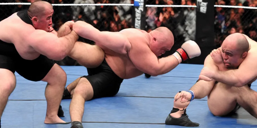 Image similar to joe rogan fighting obese americans at wal - mart wrestling, detailed facial expressions, hyper detailed