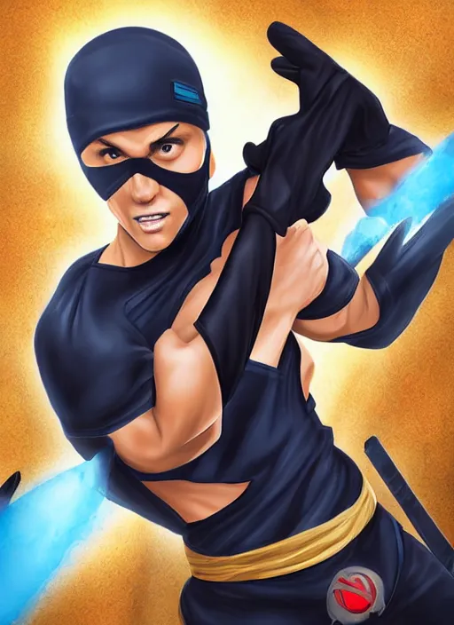 Prompt: ninja, David Nakayama