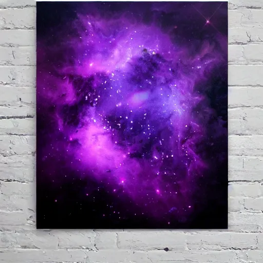 Prompt: Purple nebula, highly detailed, trending on artstation.