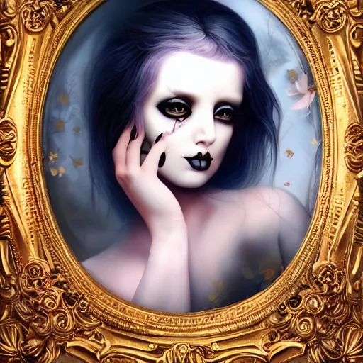 Prompt: scene of thoughts by Natalie Shau, masterpiece