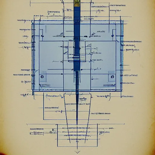 Prompt: a blueprint of an opanim