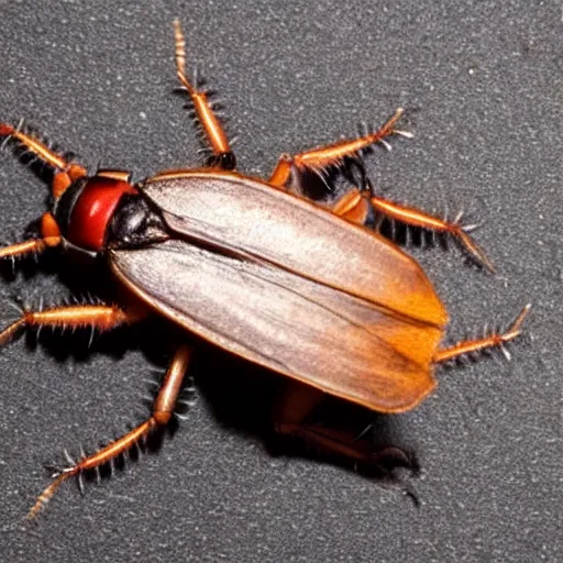 Prompt: a photo of an attractive cockroach