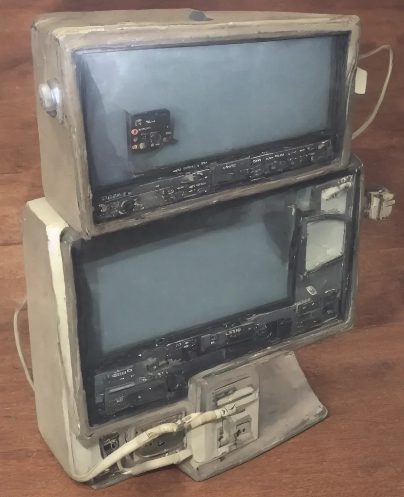 Image similar to vintage crt monitor