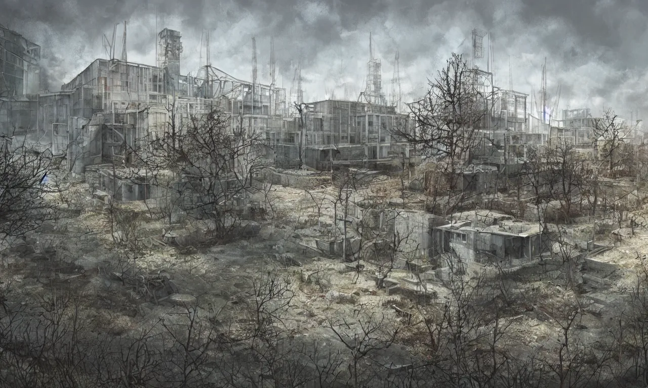 Prompt: Chernobyl deserted, highly detailed, digital painting, artstation, concept art, smooth, sharp focus, illustration,