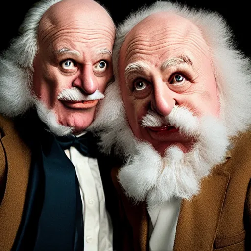 Prompt: a real life Statler and Waldorf, highly detailed, by Martin Schoeller