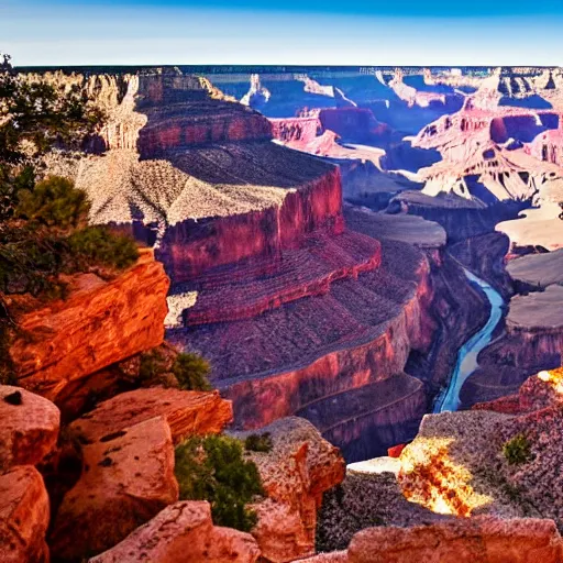 Prompt: the Grand Canyon filled to the brim with soccer balls
