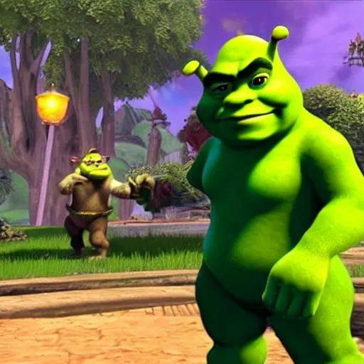 Image similar to Shrek on Super Smash bros ultimate