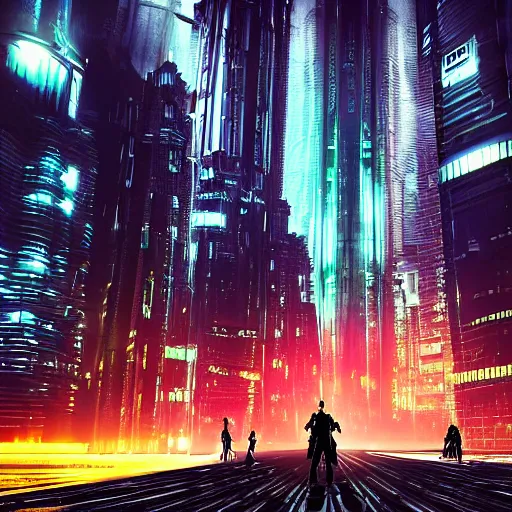 Image similar to a futuristic city underground, cyberpunk, empty, dreamscape, epic composition