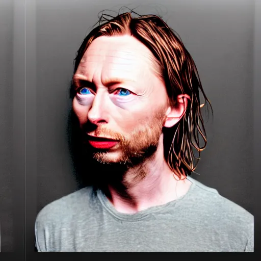 Prompt: photobooth of random thom yorke versions, hyper realistic, many very random variations of thom yorke, various emotions, various poses, high quality photographs, mixed styles, intricate details, diverse