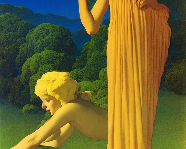 Prompt: maxfield parrish