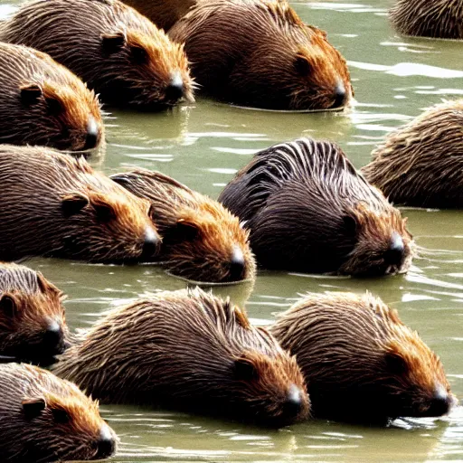 Image similar to endless parallel universe full of beavers